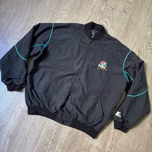 Vintage Starter NBC Sports Jacket Made in USA Size XL 90s Windbreaker
